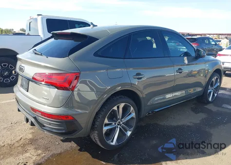 2023 Audi Q5 Sportback Premium Plus 45 Tfsi S Line Quattro S Tronic из США, поврежденный, VIN WA15AAFY7P2069833